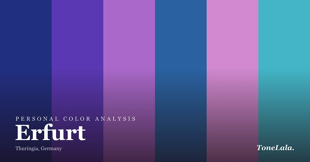 Personal color analysis in Erfurt — the Erfurt color palette by ToneLala