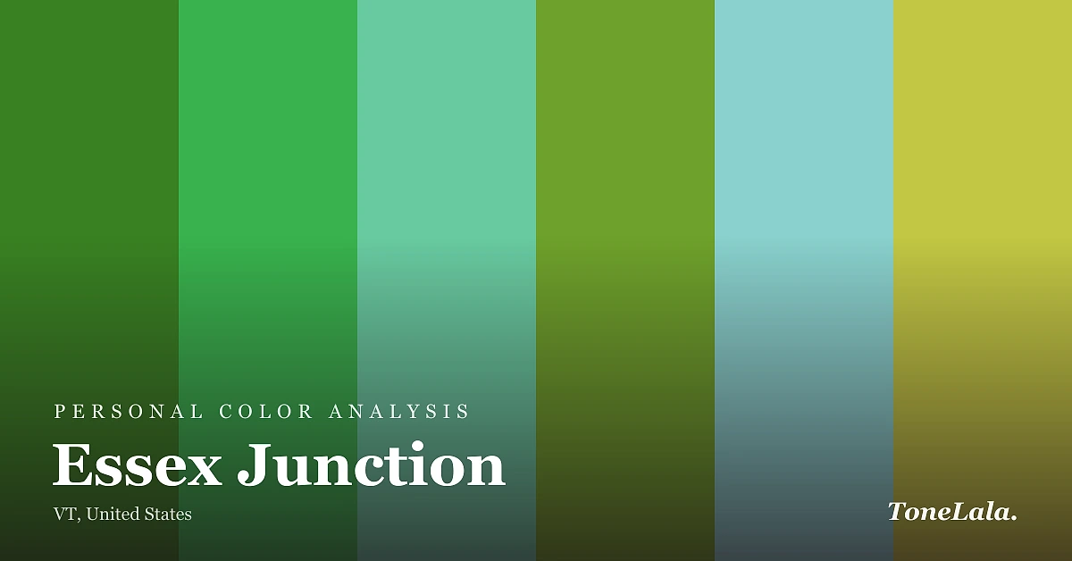 Personal color analysis in Essex Junction — the Essex Junction color palette by ToneLala