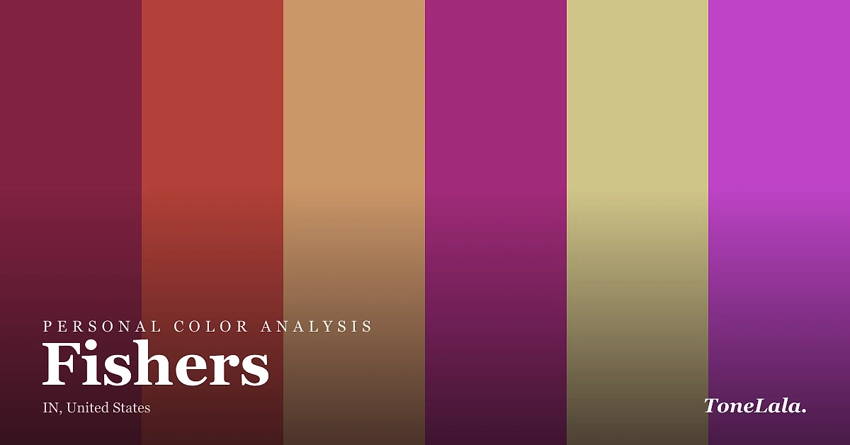 Personal color analysis in Fishers — the Fishers color palette by ToneLala