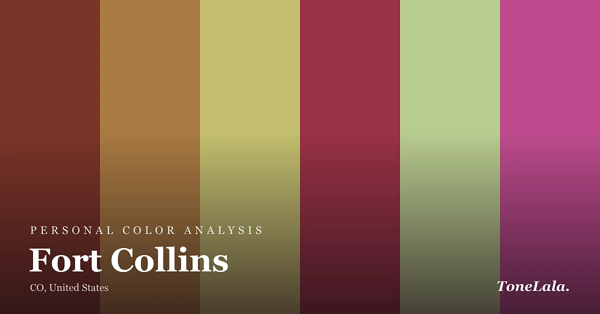 Personal color analysis in Fort Collins — the Fort Collins color palette by ToneLala