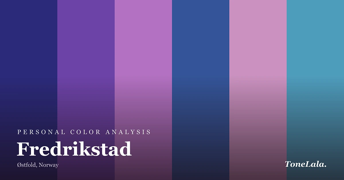 Personal color analysis in Fredrikstad — the Fredrikstad color palette by ToneLala