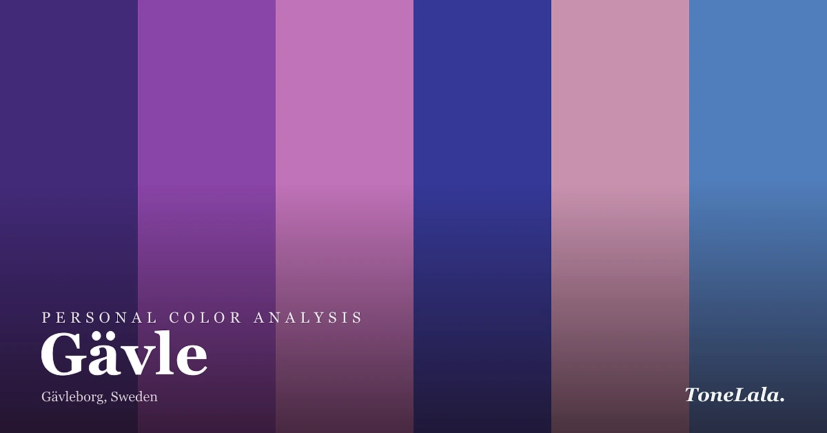 Personal color analysis in Gävle — the Gävle color palette by ToneLala