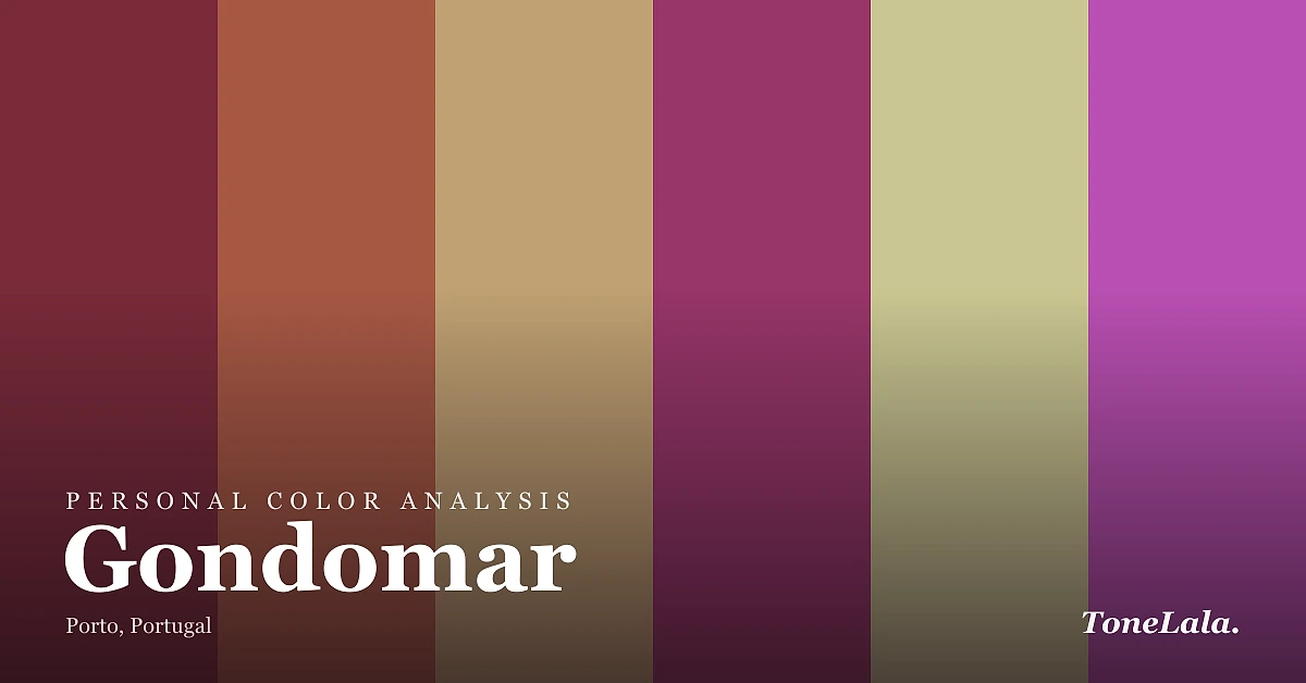 Personal color analysis in Gondomar — the Gondomar color palette by ToneLala