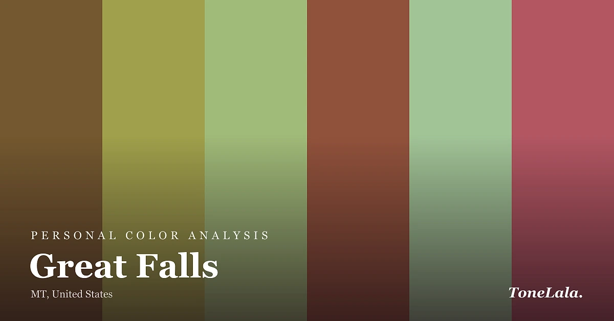 Personal color analysis in Great Falls — the Great Falls color palette by ToneLala