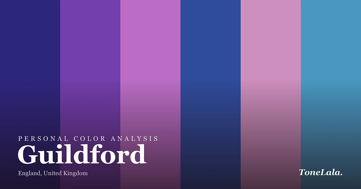 Personal color analysis in Guildford — the Guildford color palette by ToneLala
