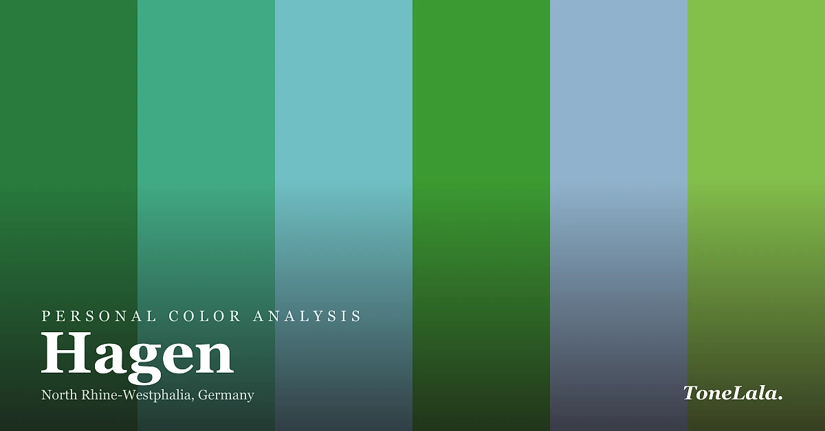 Personal color analysis in Hagen — the Hagen color palette by ToneLala