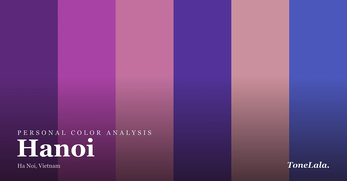 Personal color analysis in Hanoi — the Hanoi color palette by ToneLala