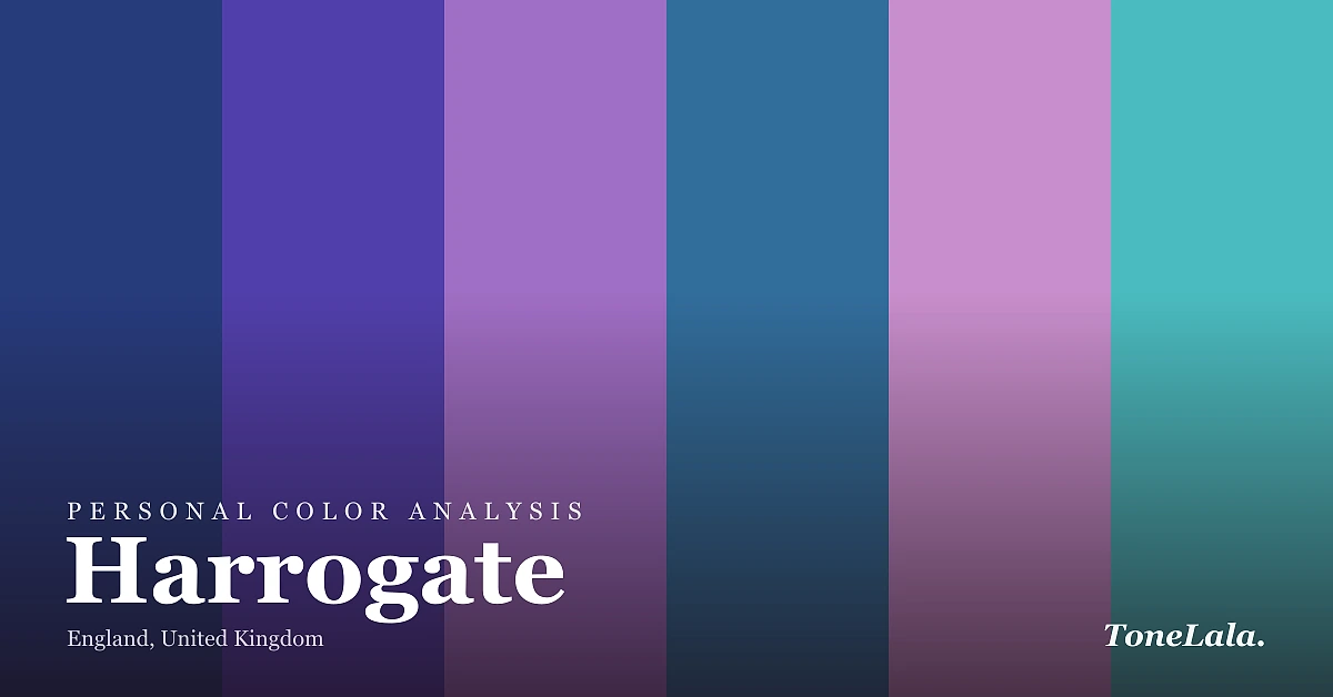 Personal color analysis in Harrogate, the Harrogate color palette by ToneLala