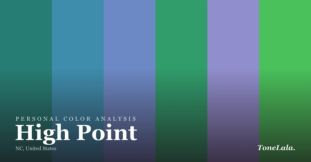 Personal color analysis in High Point — the High Point color palette by ToneLala