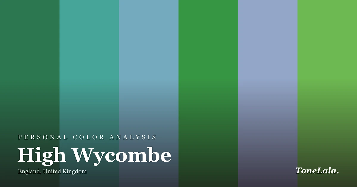 Personal color analysis in High Wycombe — the High Wycombe color palette by ToneLala