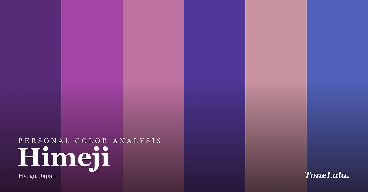 Personal color analysis in Himeji — the Himeji color palette by ToneLala