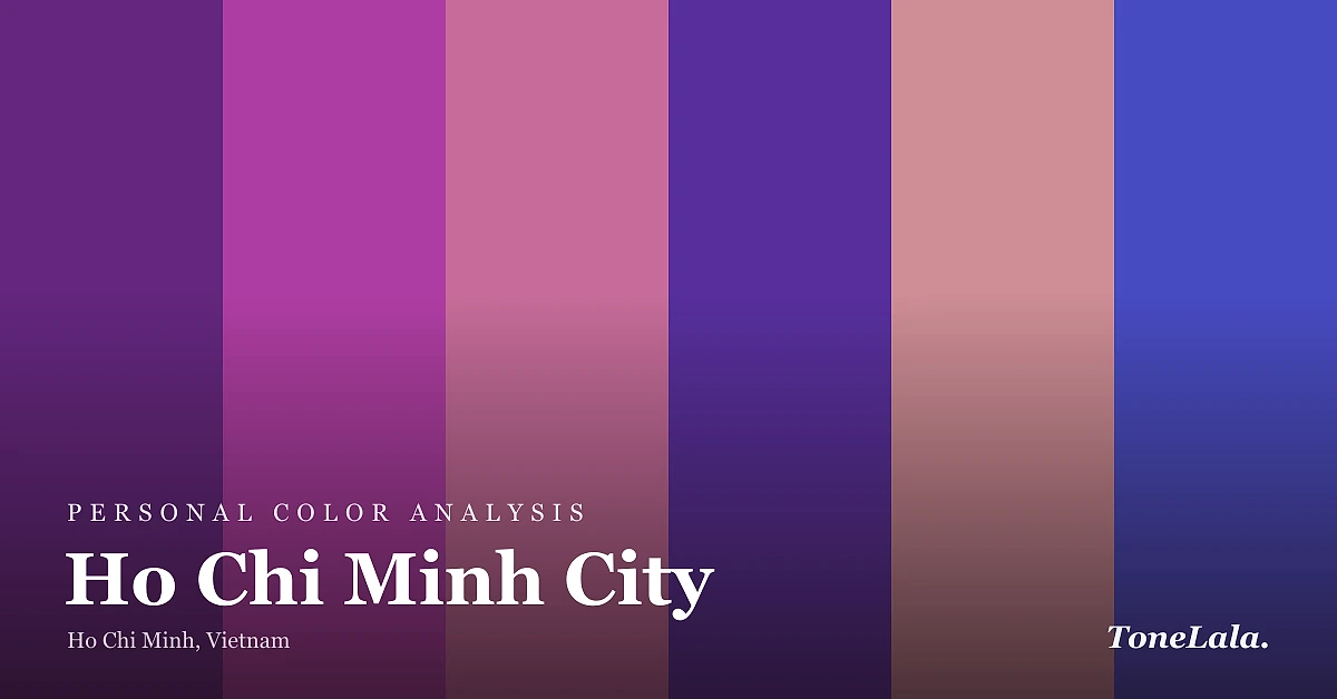 Personal color analysis in Ho Chi Minh City — the Ho Chi Minh City color palette by ToneLala