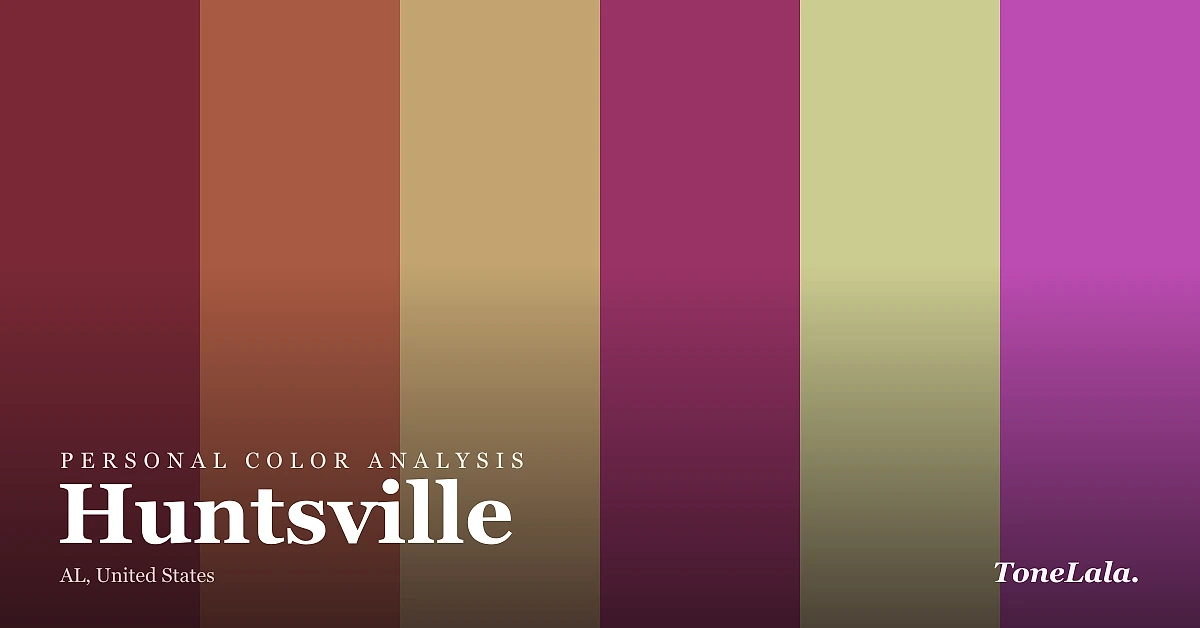 Personal color analysis in Huntsville — the Huntsville color palette by ToneLala