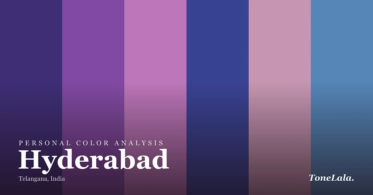 Personal color analysis in Hyderabad — the Hyderabad color palette by ToneLala