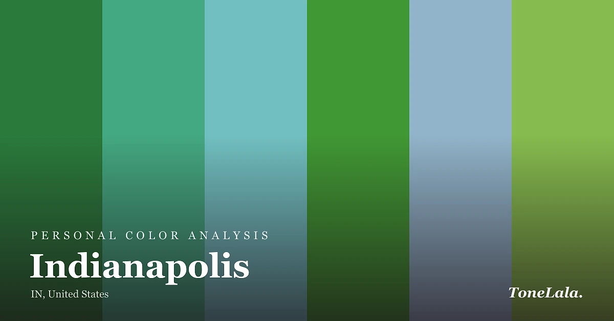 Personal color analysis in Indianapolis — the Indianapolis color palette by ToneLala