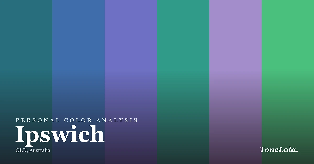Personal color analysis in Ipswich — the Ipswich color palette by ToneLala