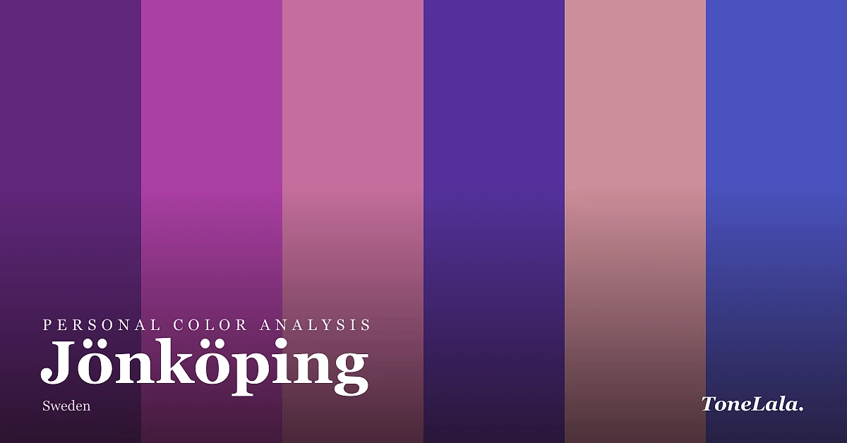 Personal color analysis in Jönköping — the Jönköping color palette by ToneLala