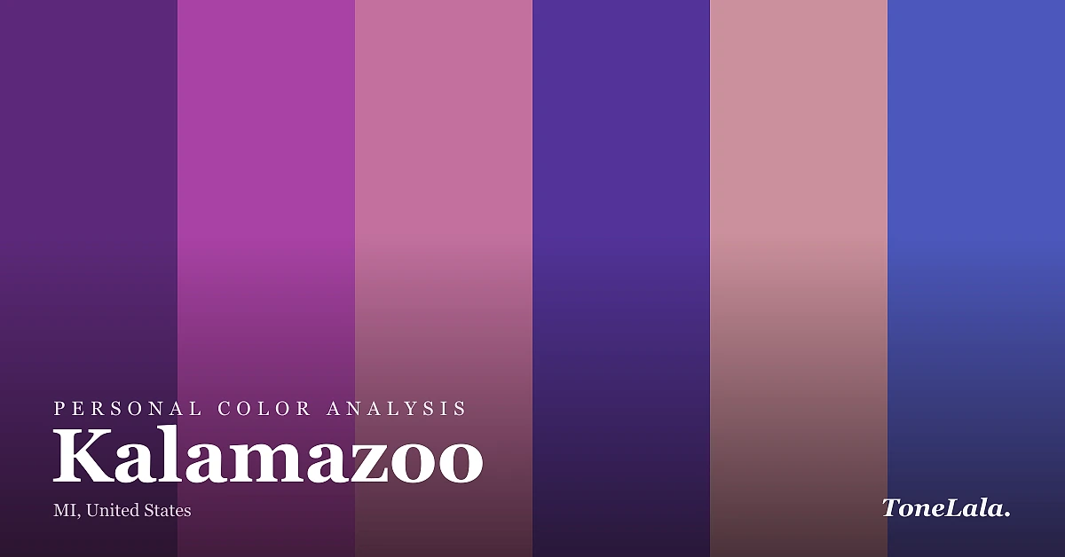 Personal color analysis in Kalamazoo — the Kalamazoo color palette by ToneLala