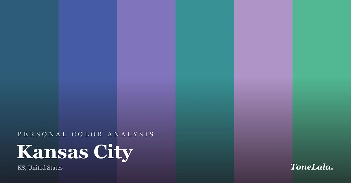 Personal color analysis in Kansas City — the Kansas City color palette by ToneLala