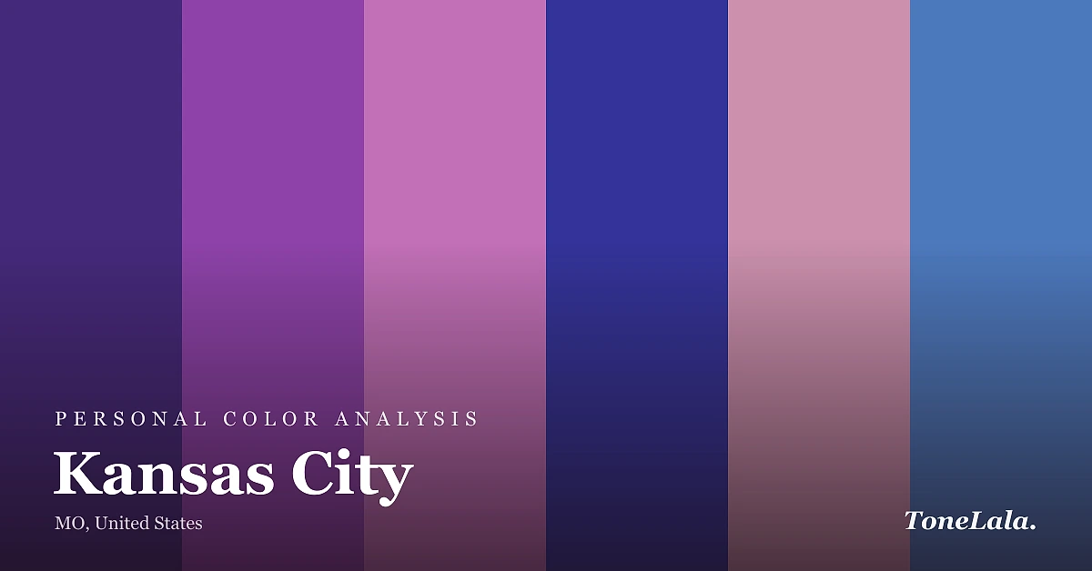 Personal color analysis in Kansas City — the Kansas City color palette by ToneLala