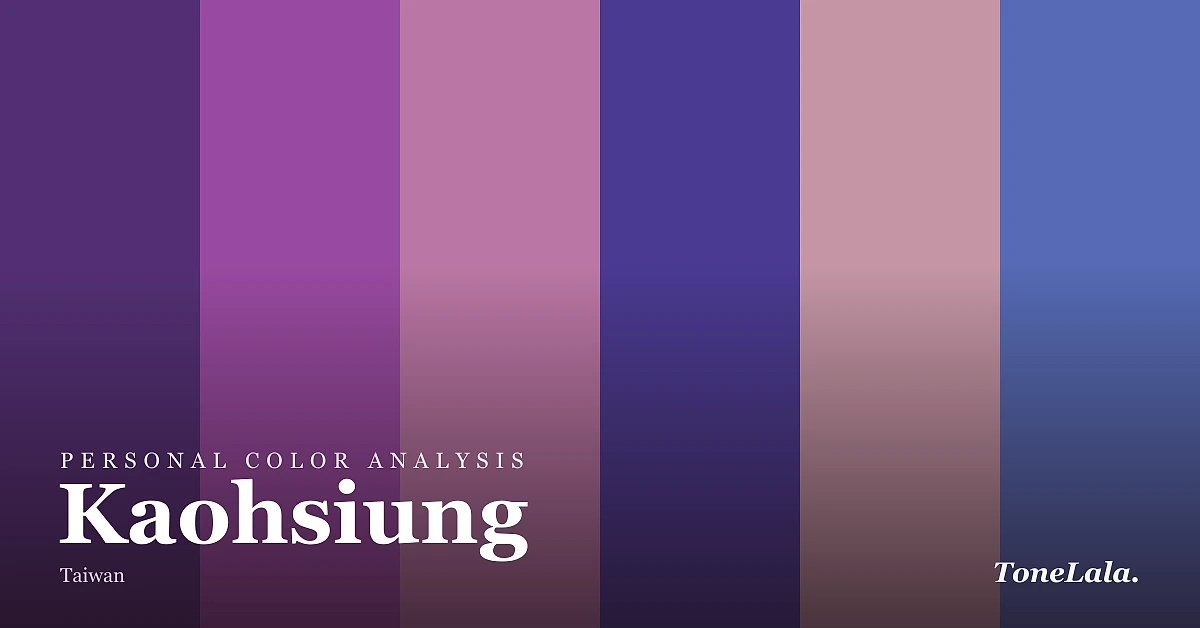 Personal color analysis in Kaohsiung — the Kaohsiung color palette by ToneLala