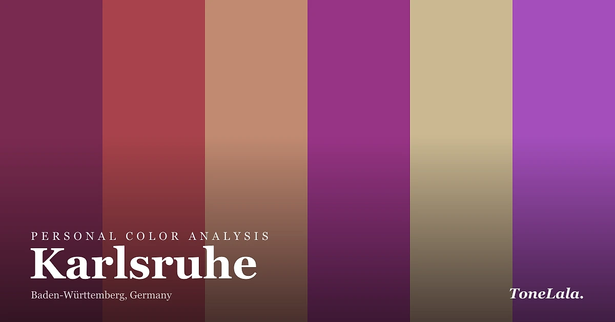 Personal color analysis in Karlsruhe — the Karlsruhe color palette by ToneLala