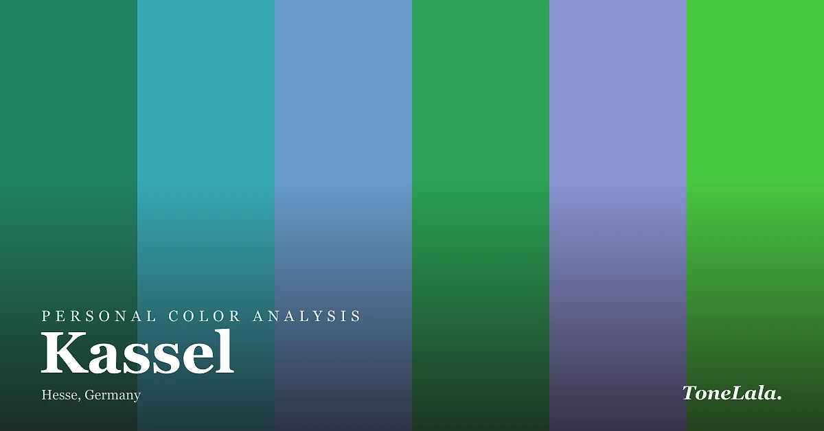 Personal color analysis in Kassel — the Kassel color palette by ToneLala
