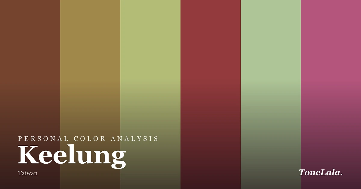 Personal color analysis in Keelung — the Keelung color palette by ToneLala