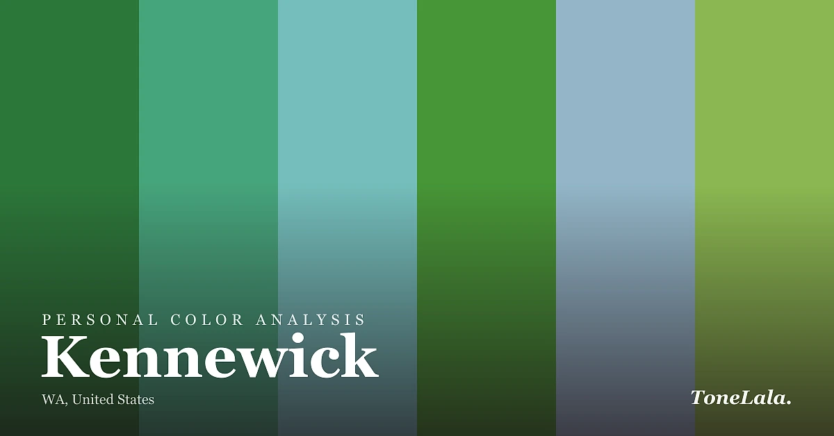 Personal color analysis in Kennewick — the Kennewick color palette by ToneLala
