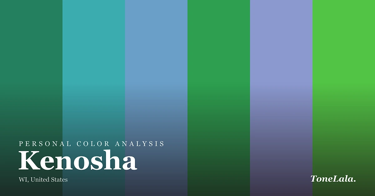 Personal color analysis in Kenosha — the Kenosha color palette by ToneLala