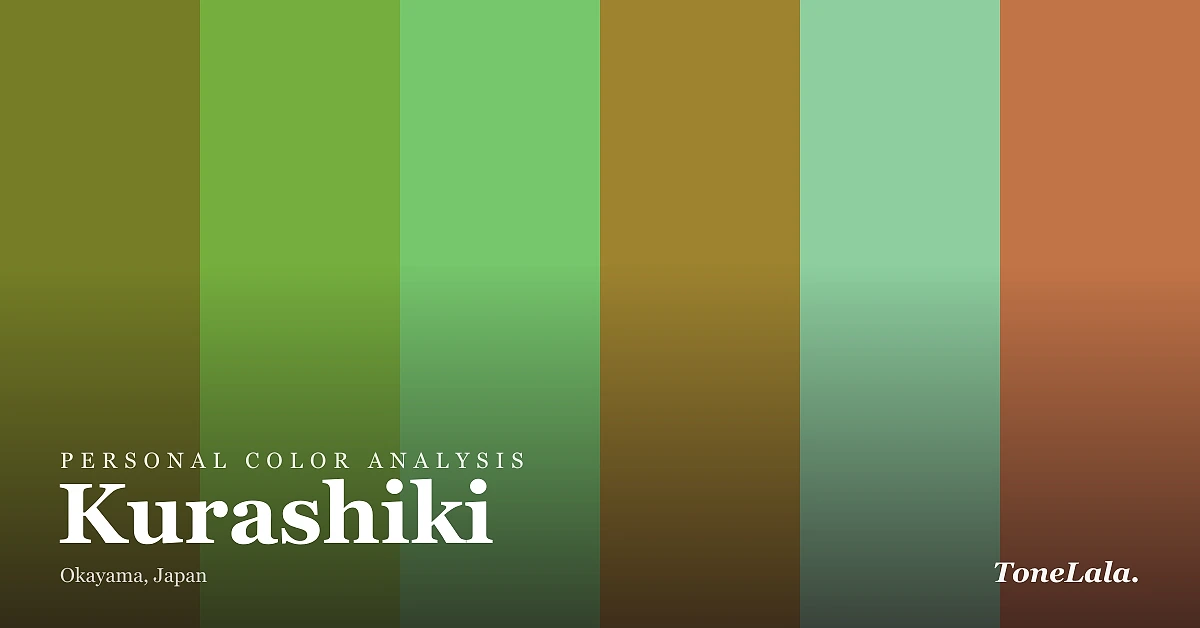 Personal color analysis in Kurashiki — the Kurashiki color palette by ToneLala