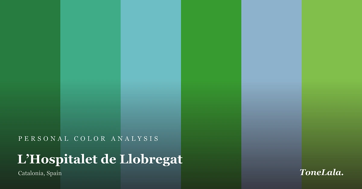 Personal color analysis in L’Hospitalet de Llobregat — the L’Hospitalet de Llobregat color palette by ToneLala
