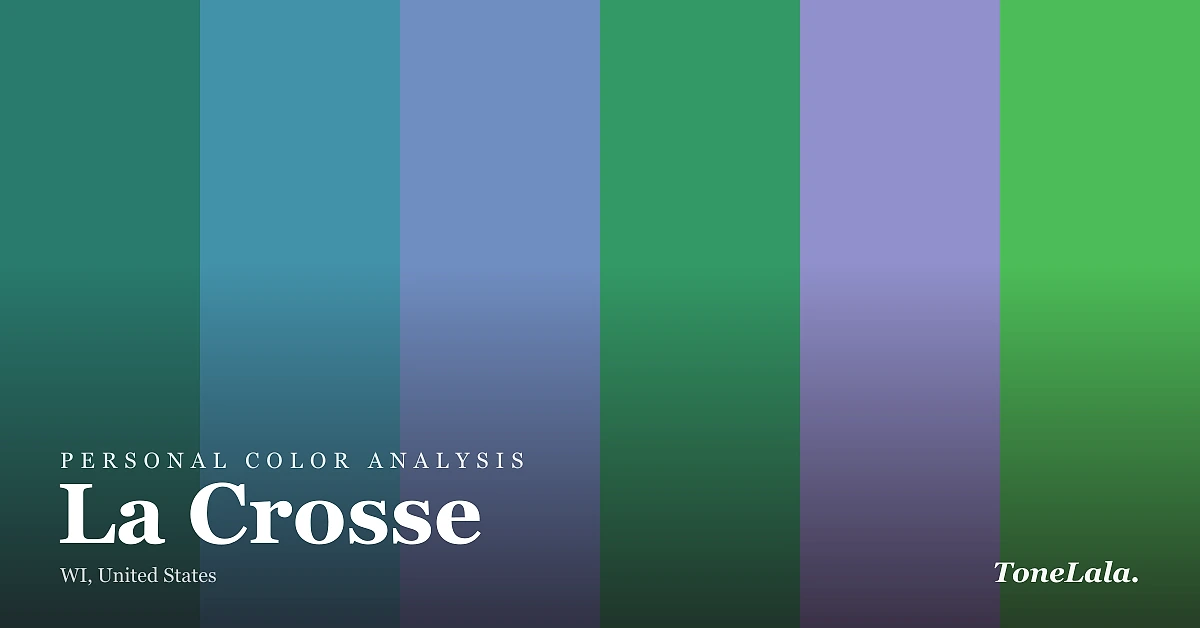 Personal color analysis in La Crosse — the La Crosse color palette by ToneLala