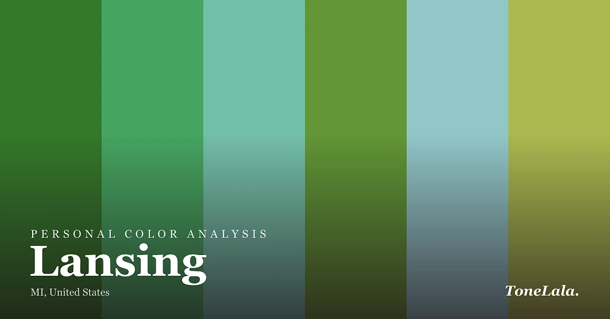 Personal color analysis in Lansing — the Lansing color palette by ToneLala