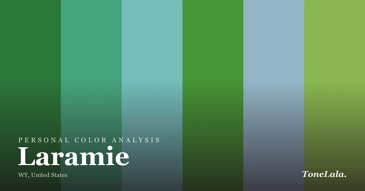 Personal color analysis in Laramie — the Laramie color palette by ToneLala
