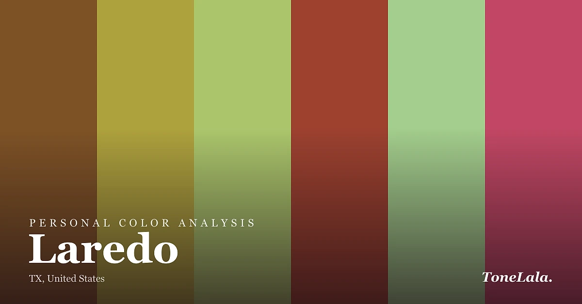 Personal color analysis in Laredo — the Laredo color palette by ToneLala