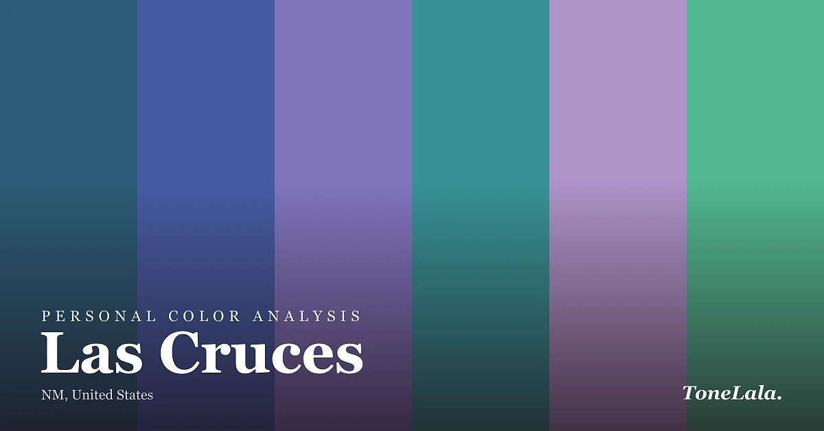 Personal color analysis in Las Cruces — the Las Cruces color palette by ToneLala