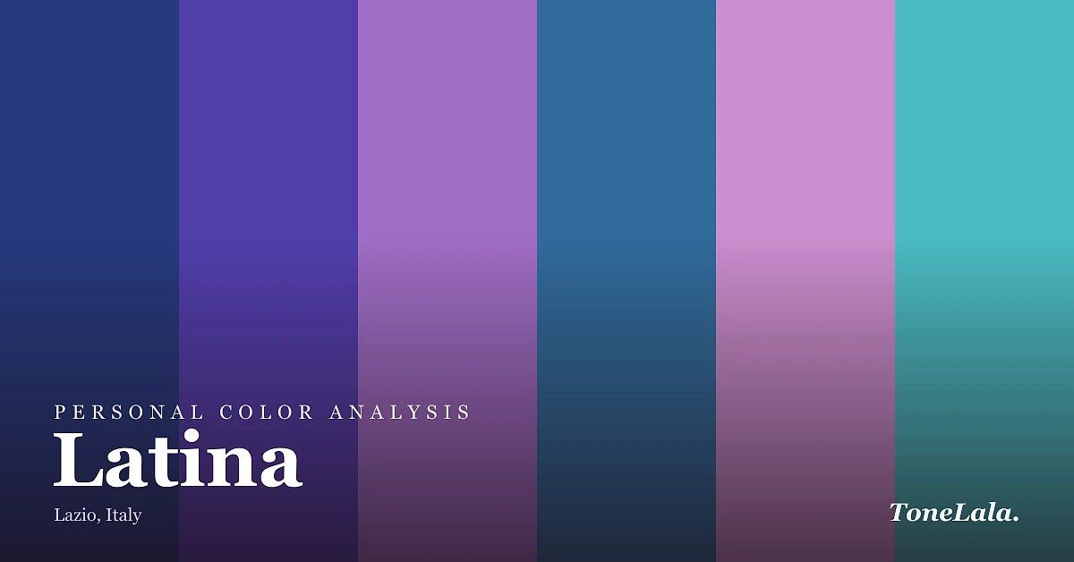 Personal color analysis in Latina — the Latina color palette by ToneLala