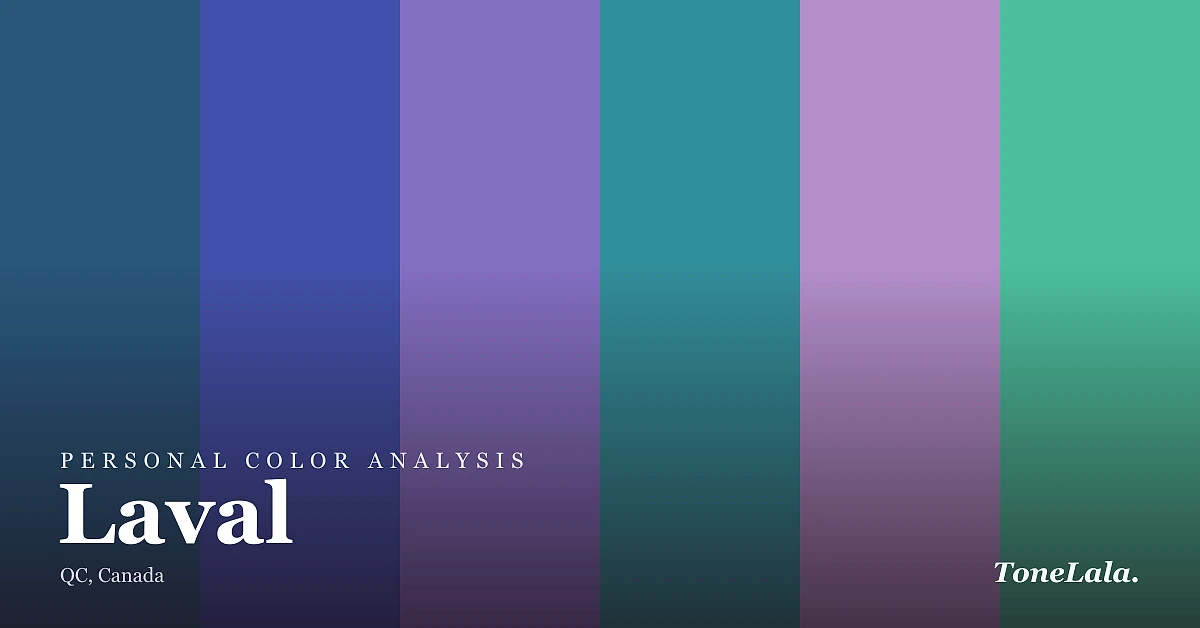 Personal color analysis in Laval — the Laval color palette by ToneLala