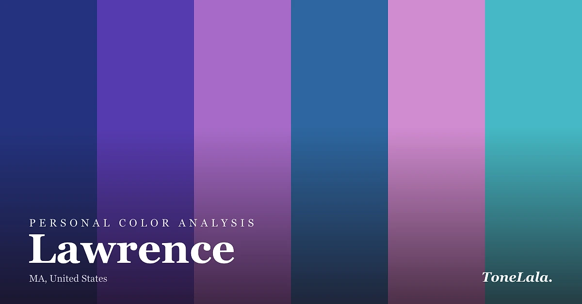 Personal color analysis in Lawrence — the Lawrence color palette by ToneLala
