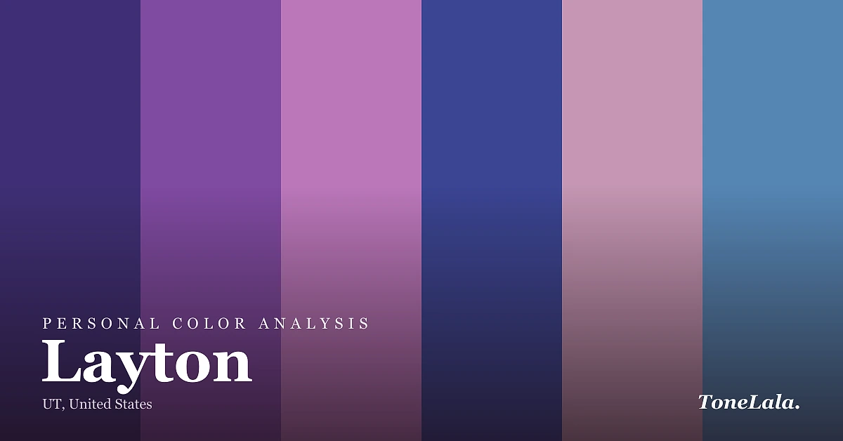 Personal color analysis in Layton — the Layton color palette by ToneLala