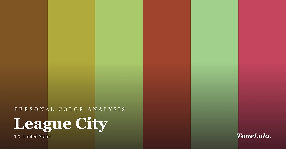 Personal color analysis in League City — the League City color palette by ToneLala