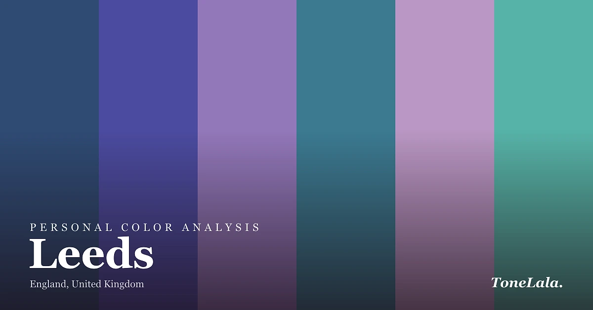 Personal color analysis in Leeds — the Leeds color palette by ToneLala