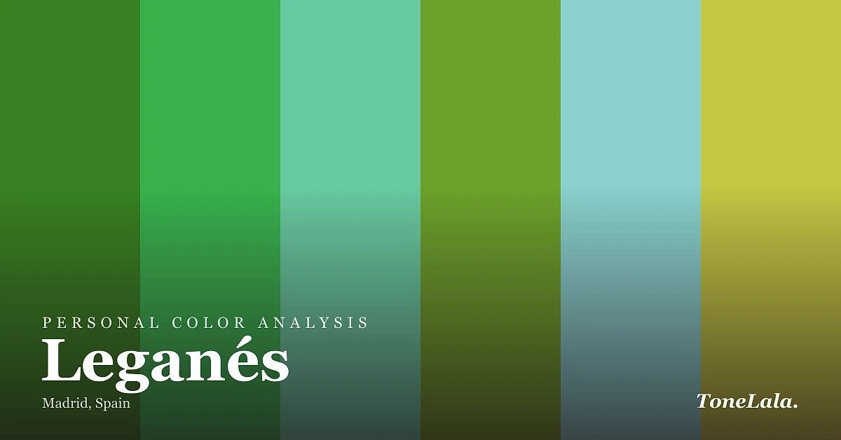 Personal color analysis in Leganés — the Leganés color palette by ToneLala