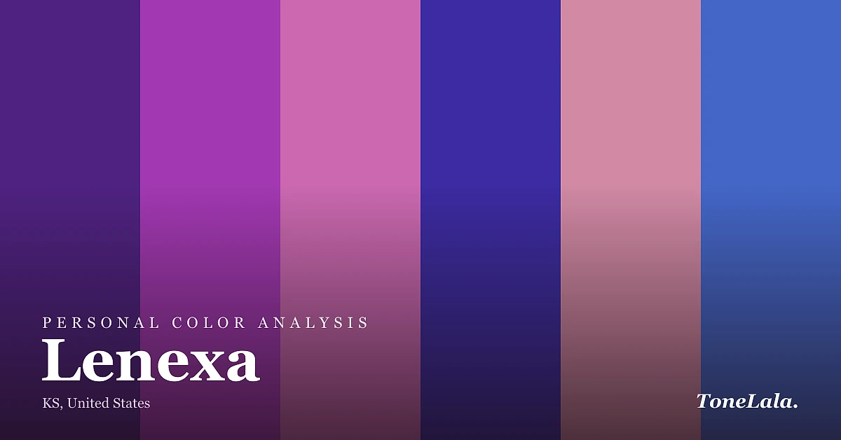 Personal color analysis in Lenexa — the Lenexa color palette by ToneLala