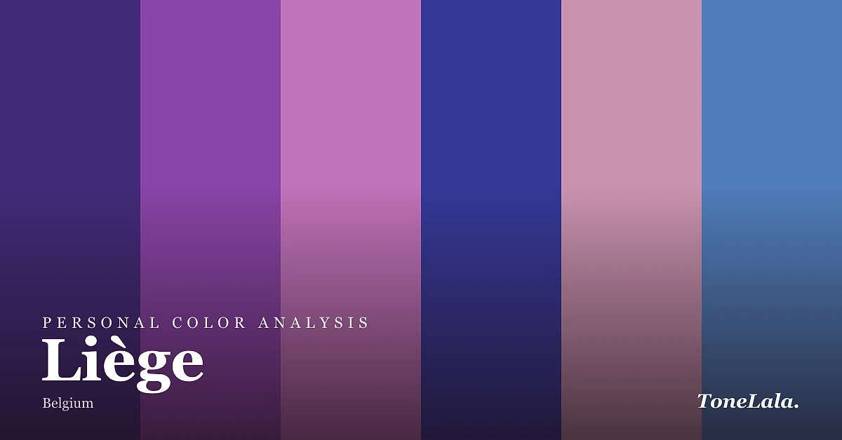 Personal color analysis in Liège — the Liège color palette by ToneLala