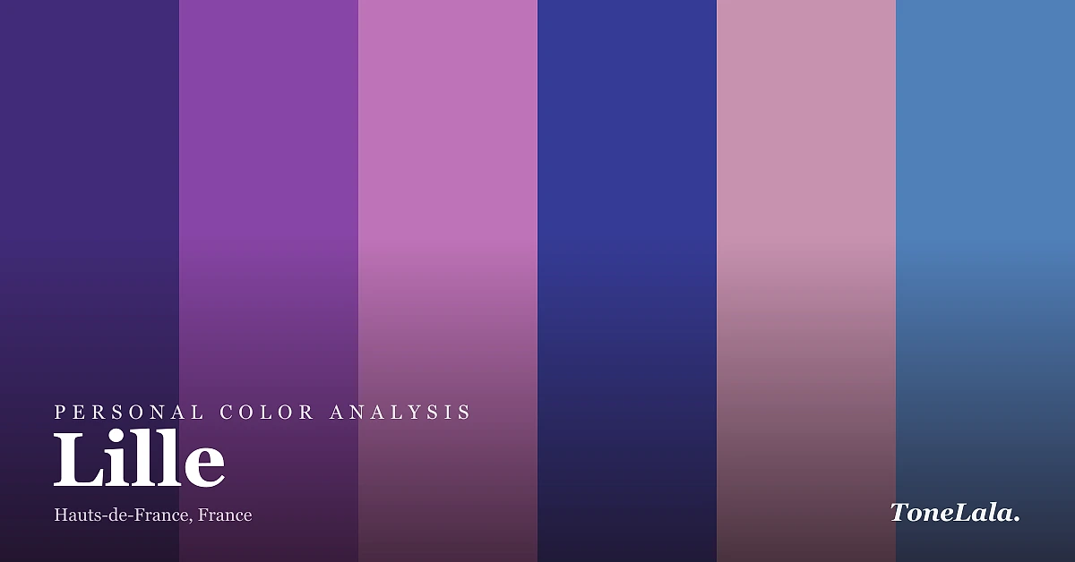 Personal color analysis in Lille — the Lille color palette by ToneLala