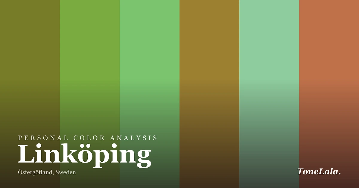 Personal color analysis in Linköping — the Linköping color palette by ToneLala