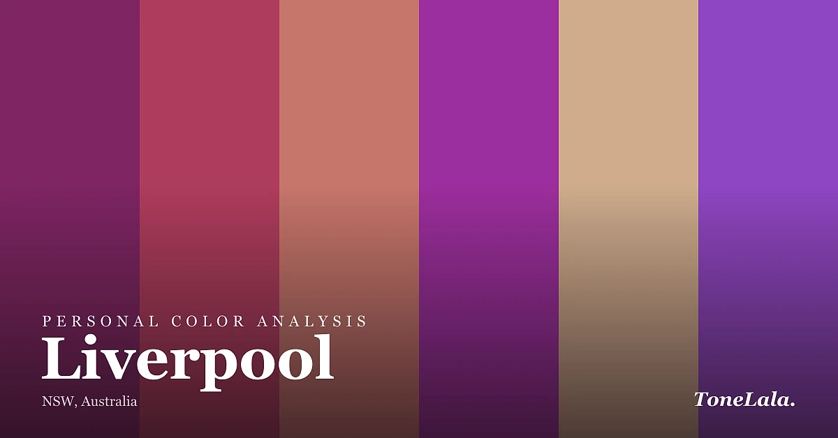 Personal color analysis in Liverpool — the Liverpool color palette by ToneLala