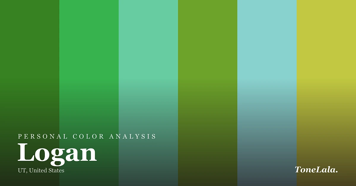 Personal color analysis in Logan — the Logan color palette by ToneLala
